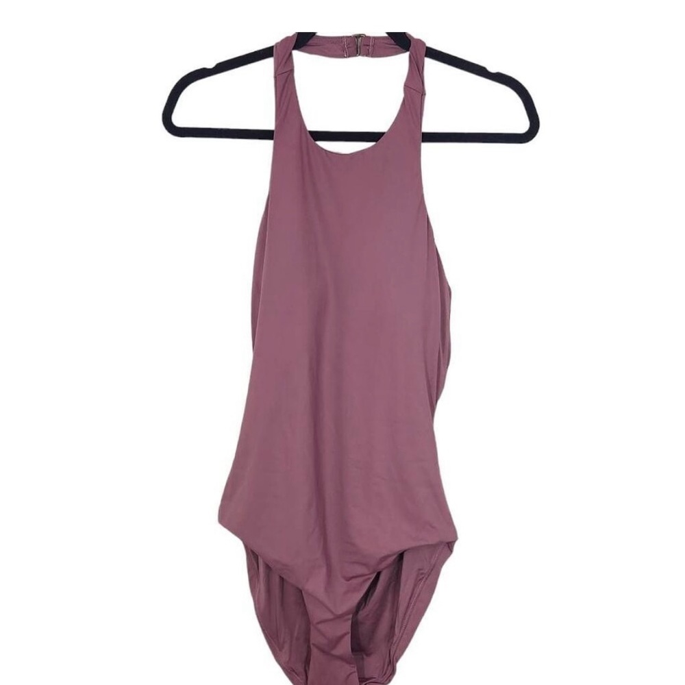 Andie Mauve One-Piece Swimsuit NWT Size Large Purple Andie One-Piece Swimwear